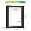 FrameWorks 8.5” x 11” Black Wooden Shadow Box Frame –