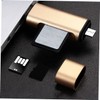 LABRIMP Card Reader Slots USB OTG Adapter for Mobile and