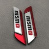 Aizfa 1 Pair 3D Card Fender Metal for NISMO Sport