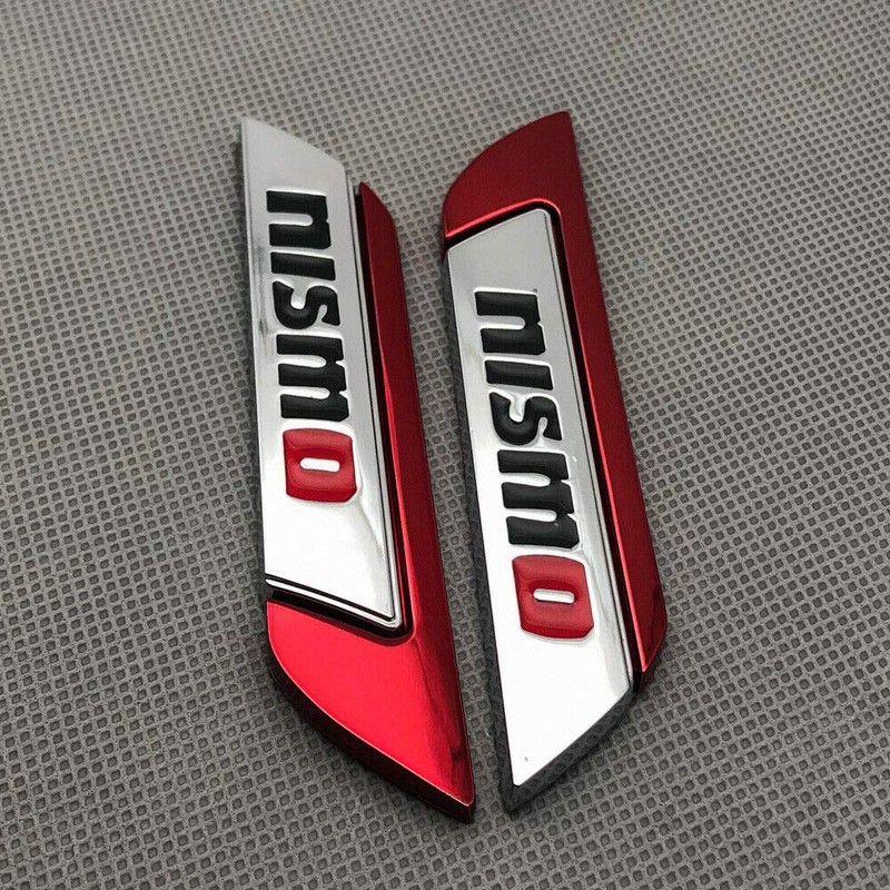 Aizfa 1 Pair 3D Card Fender Metal for NISMO Sport