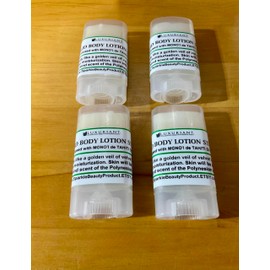 Luxuriant Monoi de Tahiti Solid Lotion Stick | all natural moisturizing balm | smooth soft skin | our ORIGINAL authenticate oil organic natural | moisture soft scent | Made in USA (15 ml-4 PACK)
