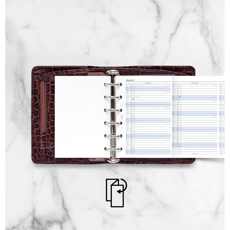 Filofax Pocket Vertical Year Planner 2027