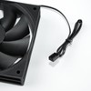 DARKROCK 3-Pack 120mm Black Computer Case Fans High Performance Cooling