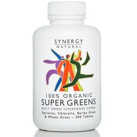 Synergy Natrural Organic Super Greens 500Tabs