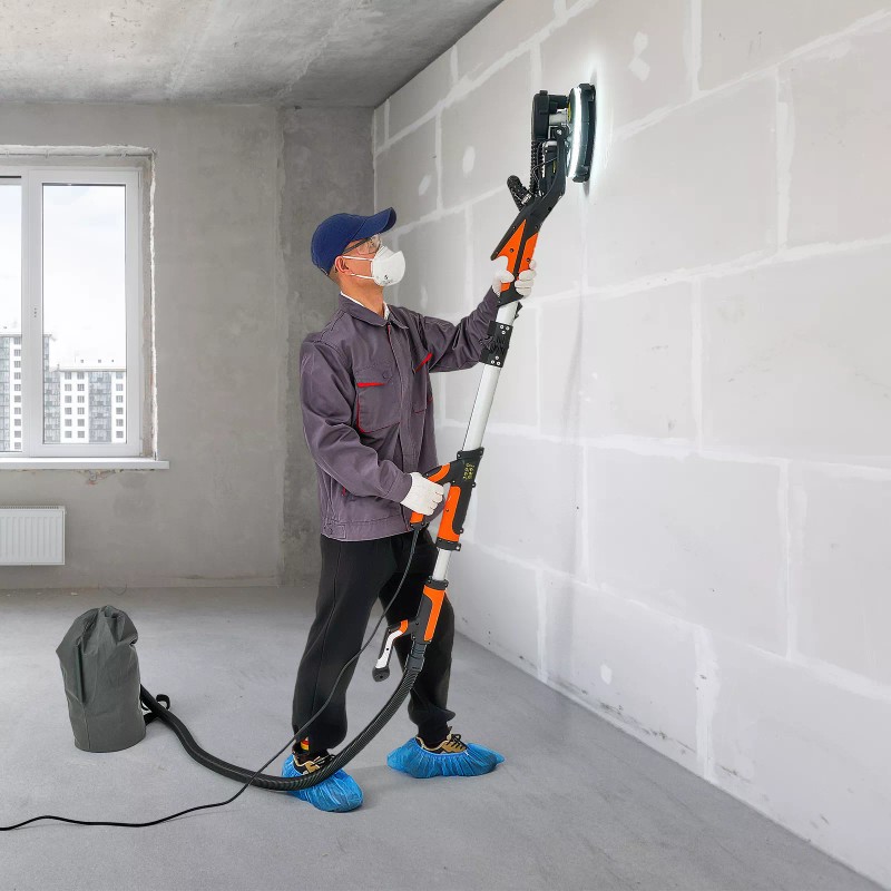 Preenex 9" Drywall Sander 850W Vacuum System 800-2000RPM Variable Speeds