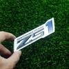 2Pcs Z51 Performance Emblems Engine Hood 3D Package Badge Decal