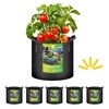 iPower iPower 5-Pack 1 Gallon Grow Bags Heavy Duty Thickened