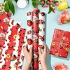 Jajajuegos Ladybug Wrapping Paper Set - 12 Sheets Lady Bug