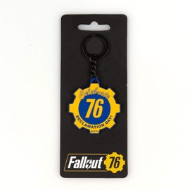 Bioworld Fallout Collectibles Vault Boy Collector?s Edition Reclamation Day Keyring, Multi-colored, Medium