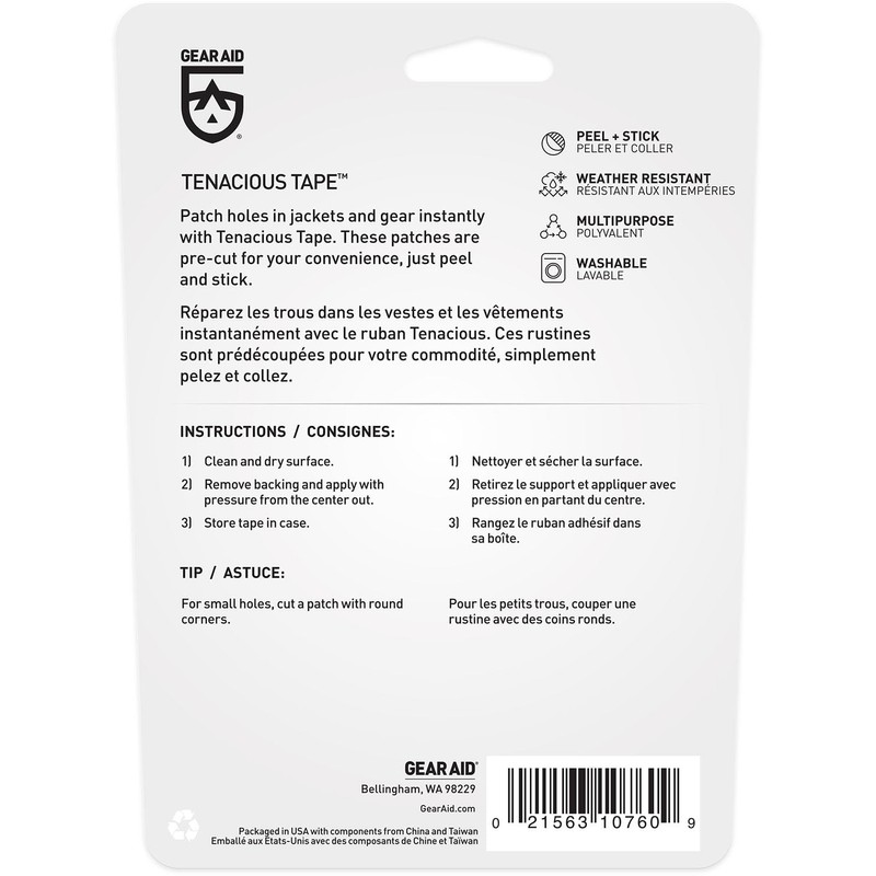Gear Aid 13314 Outdoor Repair Tape Mini Patch