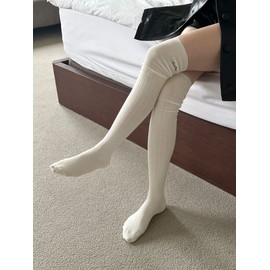Women's Golf Socks Women's Knee Socks Stockings Winter Coordination Knee High / 여성 골프 양말 여자 니삭스 스타킹 겨울 코디 니하이