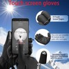 Men’s Winter Gloves -30℉ Waterproof Windproof Touch Screen Warm Gloves