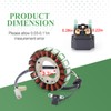 Stator & Starter Relay w/Gasket for Yamaha XVS1100 V-Star 1100