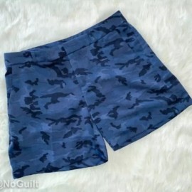 Banana Republic NWT $58 Banana Republic Blue 5" Inseam Camo Spring Summer Shorts size 2 *