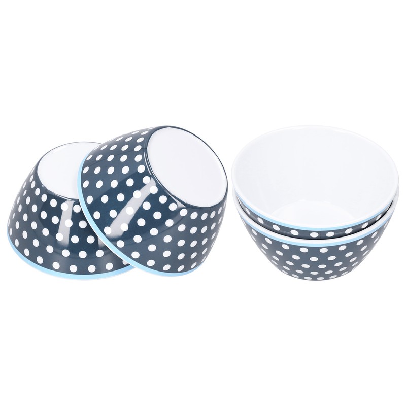 4PCS 6in Salad Bowl Dinner Serving Bowl Sets Kitchen Imitation