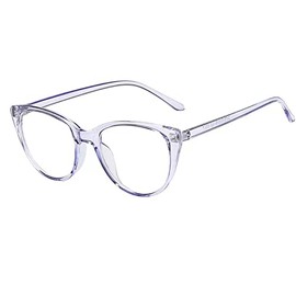 Fuisetaea Cat Eye Distance Myopia Glasses -2.50 Womens Nearsighted Glasses
