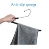 Homa Jia Open Ended Pants Hangers, 10 Pack Non-Slip Foam