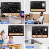 Board2by Monthly Chalkboard Calendar & Cork Board for Wall, 24"x36"