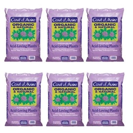 Coast of Maine, 20qt (Pack of 6) Organic and Natural Planting Soil for Acid-Loving Plants - Rhodys, Azaleas, Ferns, Hydrangeas & Berries