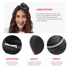 Black Mini Sparkling Cowgirl Hat - Fascinator Style Miniature Black
