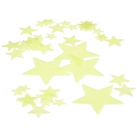 Glowing in the Dark Plastic Stars (Pack of 40)