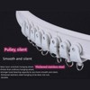 Ceiling curtain track, 16.4 ft bendable curtain track, flexible bendable