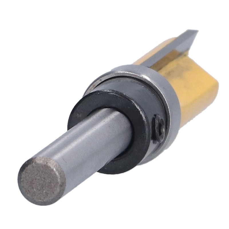 4Pcs Trim Hinge Router Bit Round Silver Yellow 1/4in Shank