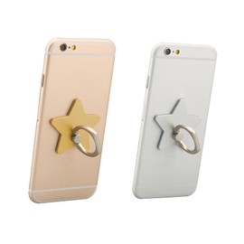 lenoup z179 (4 pcs) Cell Phone Holder,Star Phone Ring Kickstand,Universal 360 Rotation Cell Phone Finger Ring Grip for Almost All Phones/Pad(4 Color Star)