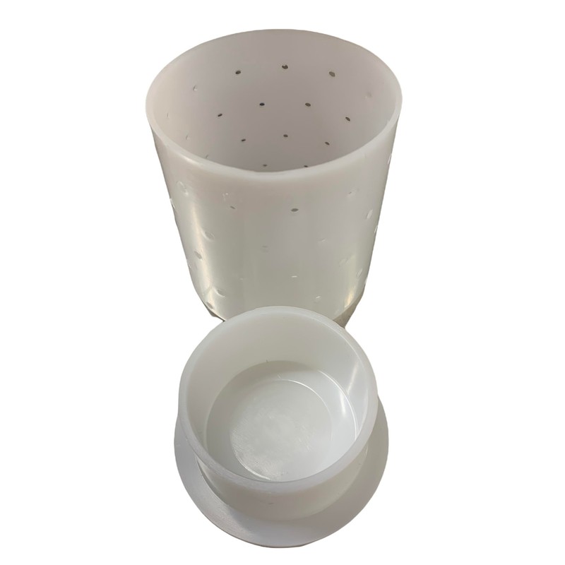 GN LTD Cheese Making Mould 3 - Cylinder, Base and