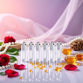 6 contenitori vuoti da 3 ml per lucidalabbra, trasparenti, ricaricabili, mini contenitori trasparenti per rossetto, per trucco fai da te, lucidalabbra
