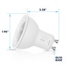 LUXRITE GU10 LED Bulbs Dimmable, 50W Halogen Equivalent, 5 Color