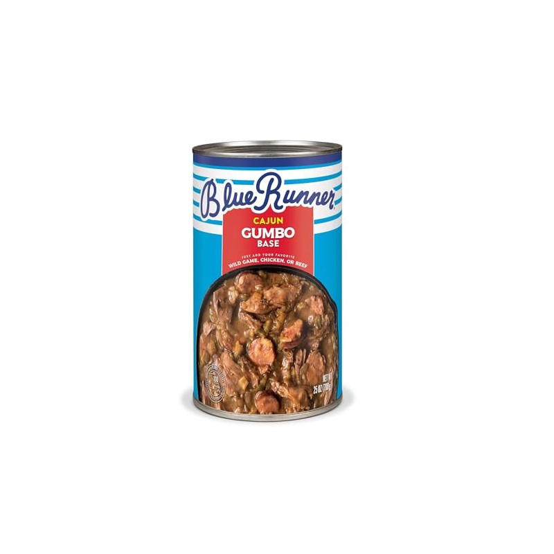 Blue Runner—Wild Game Gumbo Base—25 Ounce Can (Pack of 6)