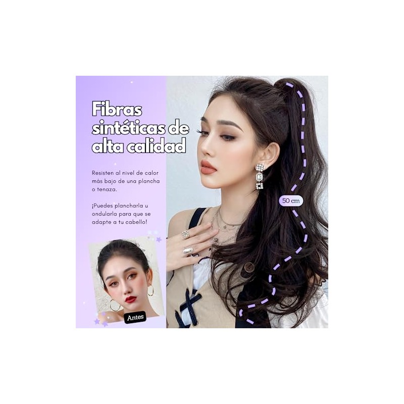GAIBMAX - Extensiones de cola de caballo para mujer cabello