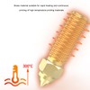 K1 Nozzles, 10pcs 3D Printer Extruder Brass Nozzles for Creality