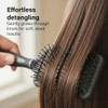 Paddle Hair Brush Professional Detangling Brush With Soft Rounded Bristles