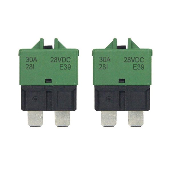 ZOOKOTO 2pcs 30A Circuit Breaker Blade Fuse E39K (T3) Manual