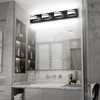 Aipsun 4 Lights Modern Black Vanity Light Up and Down