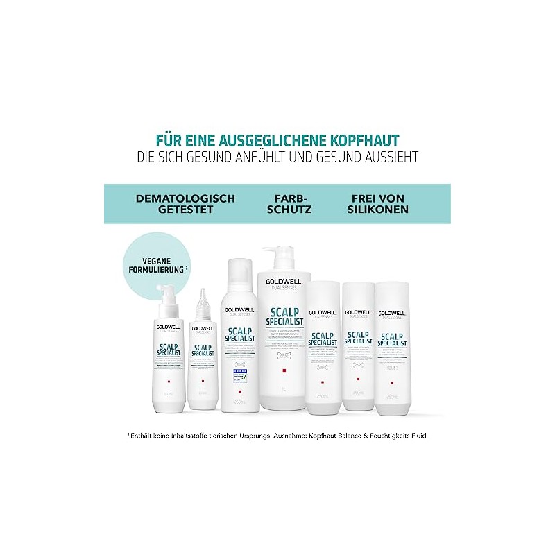 Goldwell Dualsenses Scalp Specialist Thickening Shampoo Gentle Cleansing Thinning Hair