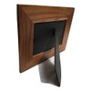 Koa Wood Handcafted 5"x7" Picture Frame Hawaii Flower Design Brown