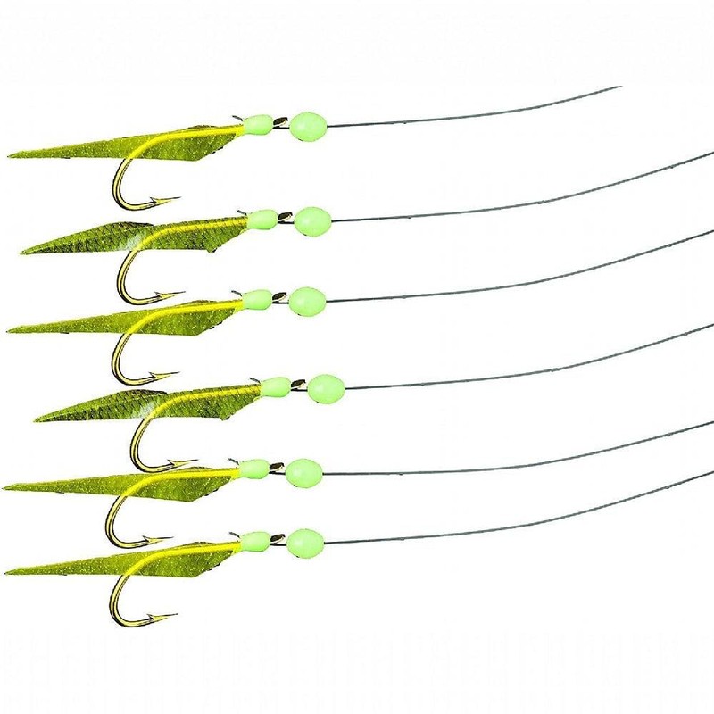 UP Sabiki Rig, Hage Aurora Style- Beaded 2