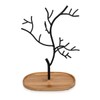 Navaris Metal Jewellery Tree Stand - Organiser Hanger Display Holder