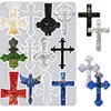 12 Cavity Cross Resin Molds, Silicone Cross Molds for Epoxy
