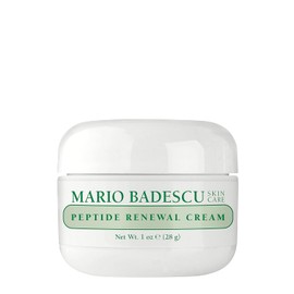 Mario Badescu Crema renovadora de péptidos para pieles mixtas, secas y sensibles | Crema facial antienvejecimiento formulada con palmitoil tripéptido-1 e hialuronato de sodio | 1 onza