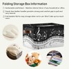 KEEPREAL Foldable Storage Baskets, Piano Keys Musical Notes Storage Bins