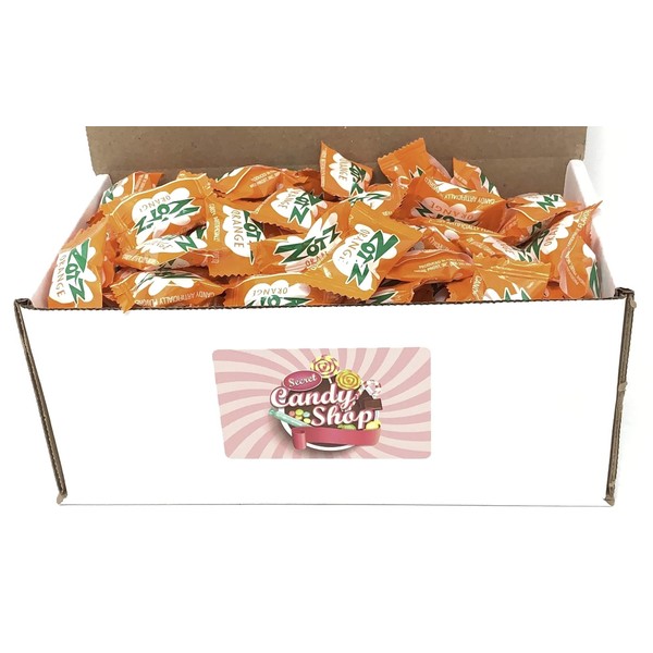 Zotz Fizzy Candy in Box, 2lb (Individually Wrapped) (Orange)