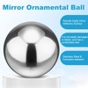 M METERXITY 1-Pack Gazing Globes 4.7 in 201 Stainless Steel,