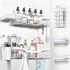 NESOMI Shower Caddy Adhesive Shower Organizer 7-Pack, Rustproof Stainless Steel