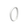 Interdeco Talent – Luina Curtain Rings White Plastic Oval Shower