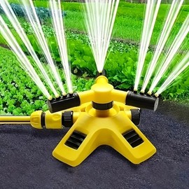 [ABC0243] 360° Automatic Rotary Sprinkler for Nursery & Garden Irrigation Flower Watering 2ea