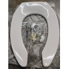 Bemis 1955CT Commercial Heavy Duty Open Front Toilet Seat Elongated